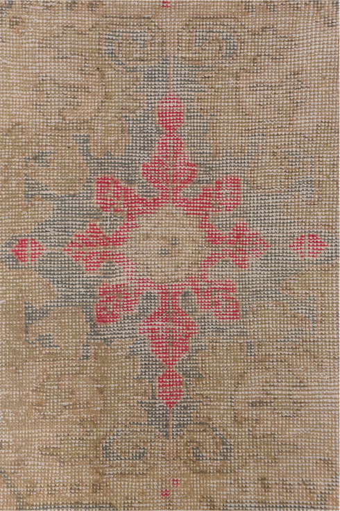 Vintage Oushak Area Rug (4' x 6')